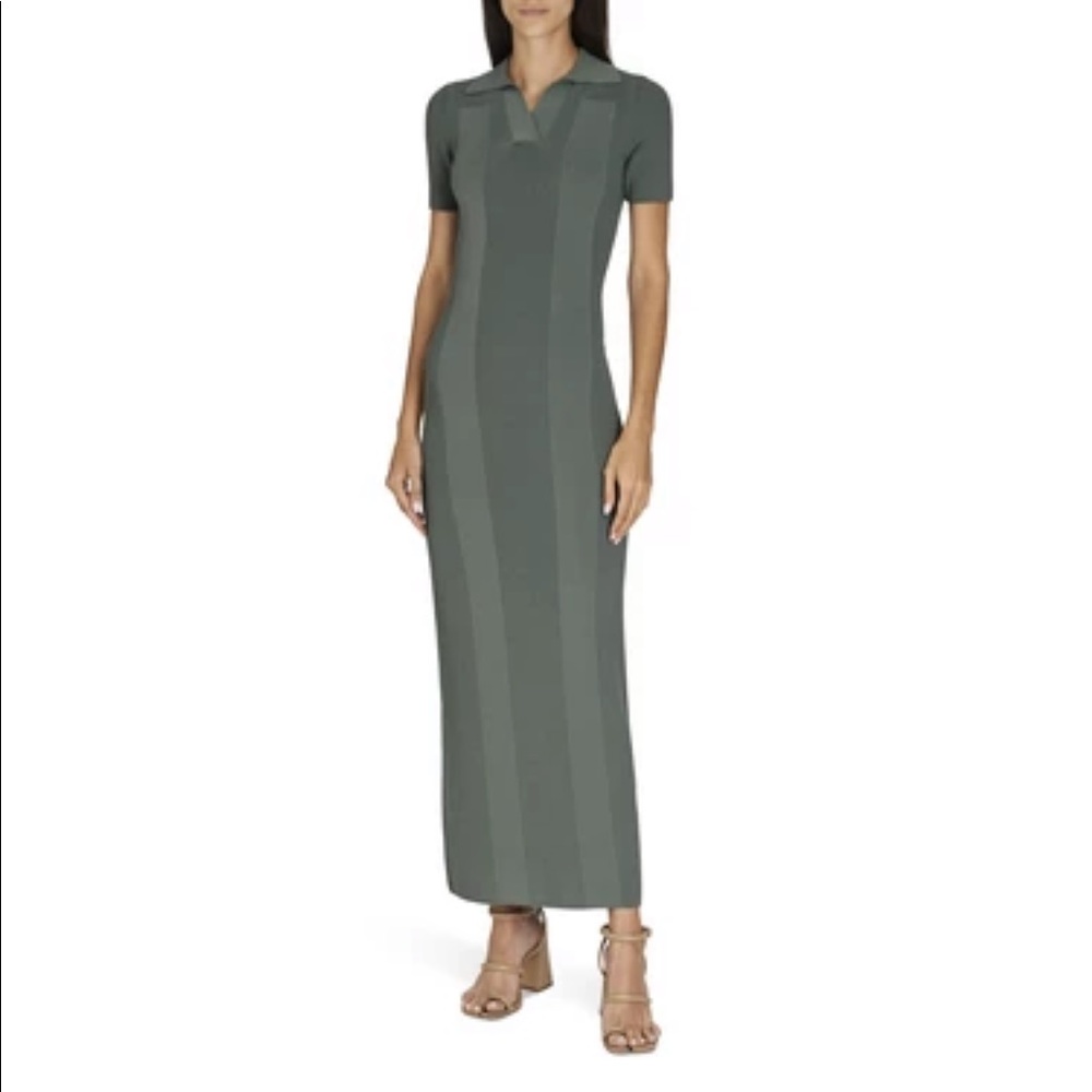 Jacquemus Cutout-Back Knitted Polo Dress